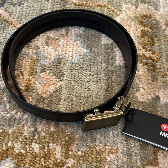 Mission Leather Belt STR-1.5-M 40mm F237 Color Brown - Picture 1 of 5